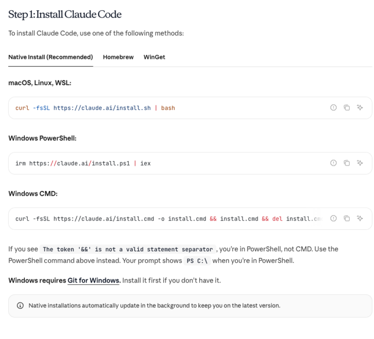 native-install-success